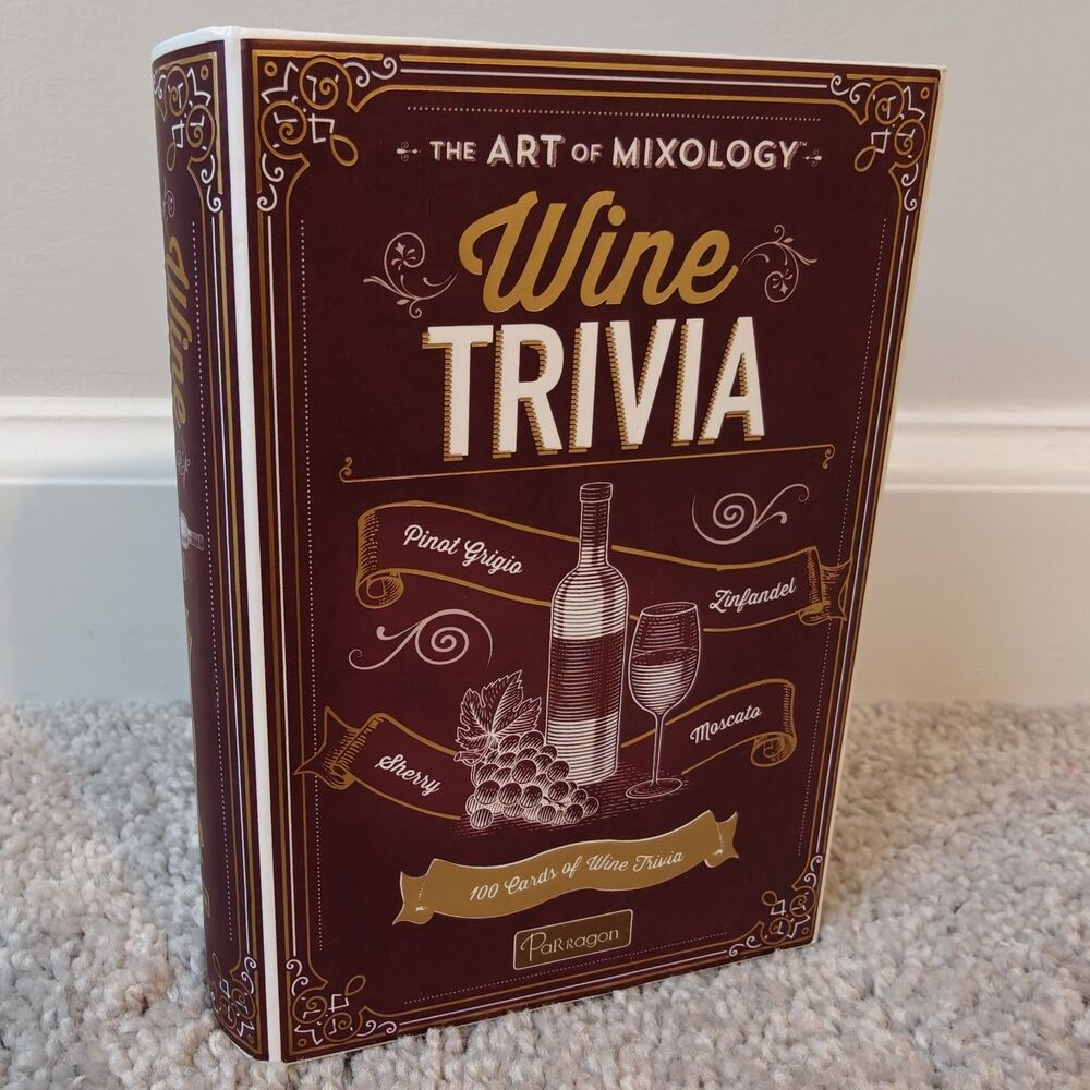THE ART of MIXOLOGY WINE TRIVIA Game SEALED-